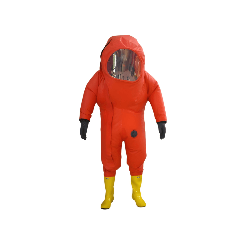 GW-10000  Fully Enclosed Heavy-Duty Gas-Tight Chemical Protective Suit (One-Piece)