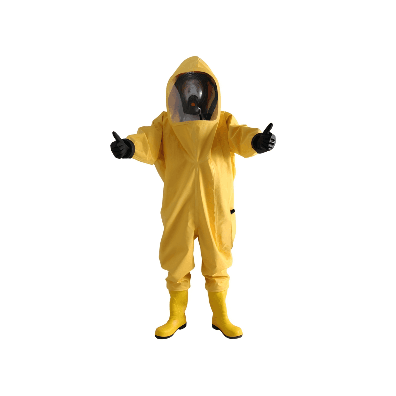 GW-9000 Fully Enclosed Heavy-Duty Chemical Protective Suit 